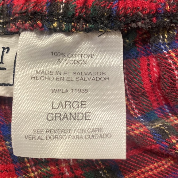 Leisure Wear - Plaid Pajama Pants - Picture 5 of 6